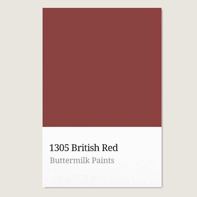1305 브리티쉬레드  - 올드빌리지 버터밀크 페인트