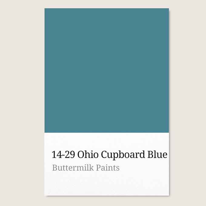 14-29 오하이오 컵보드 블루  - 올드빌리지 버터밀크 페인트