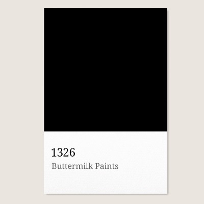1326 블랙  -  올드빌리지 버터밀크 페인트