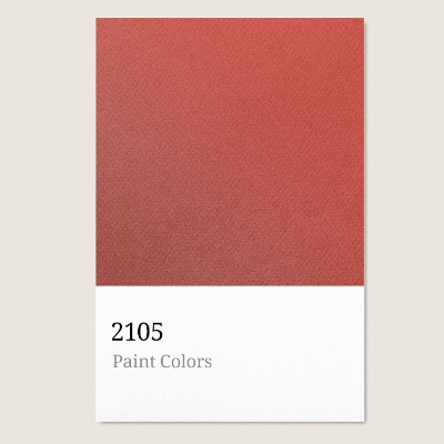 2105 로열레드 -  올드빌리지  페인트