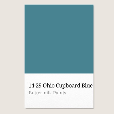 14-29 오하이오 컵보드 블루  - 올드빌리지 버터밀크 페인트